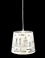 Светильник подвесной (Люстра) Мелодия Света Город 220В E27 Белый картинка 